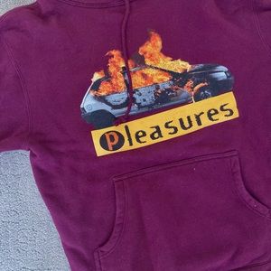 Pleasures Flaming Car Hoodie (S)